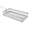 Serving Basket Large Rectangular 26 x 13 x 4.5cm Handle Length 8.5cm (Box Of 6)