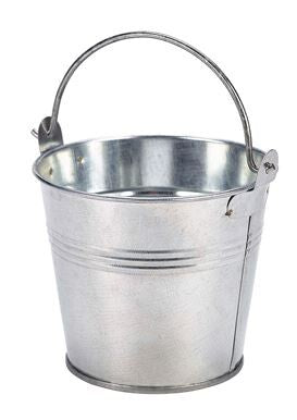 Serving Bucket Galvanised Steel 10 x 7.7 x 9cm 50cl / 17.6oz (Box Of 12)