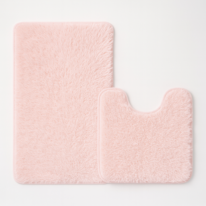 Shaggy Bath Mat | 2 piece set