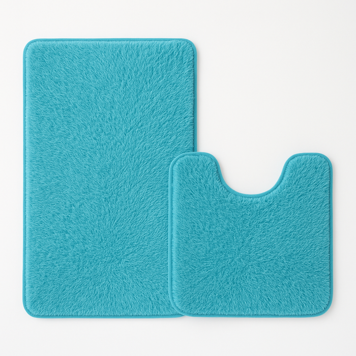 Shaggy Bath Mat | 2 piece set