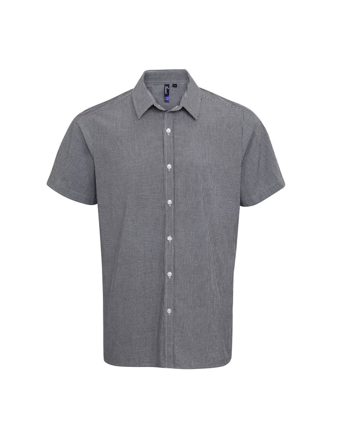 Short Sleeve Gingham Shirt