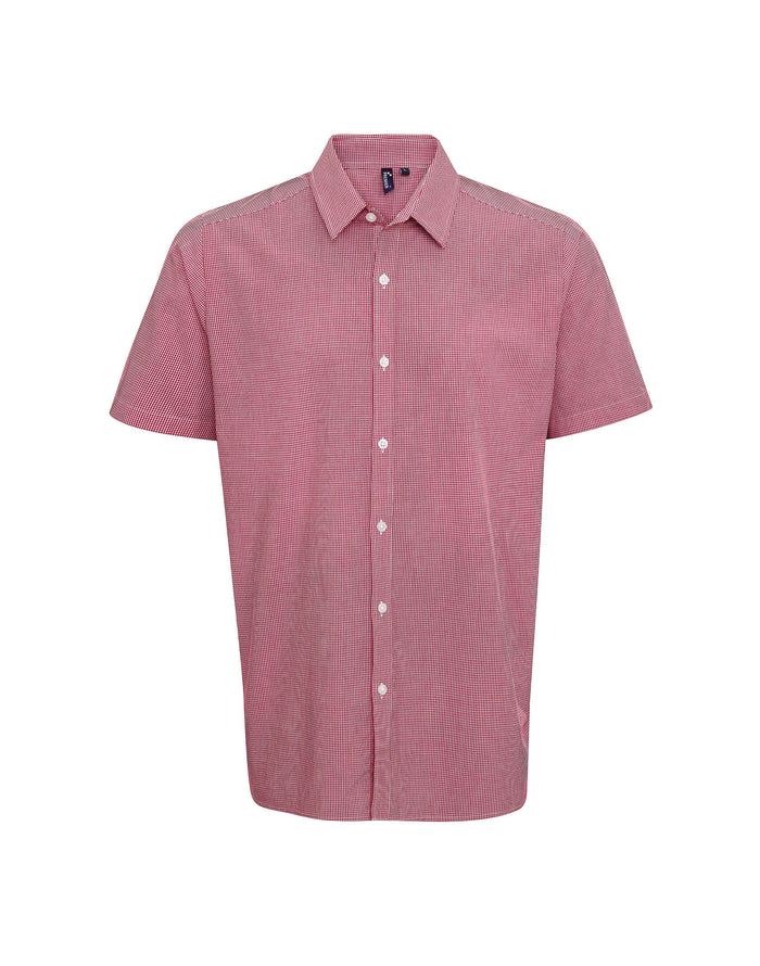 Short Sleeve Gingham Shirt