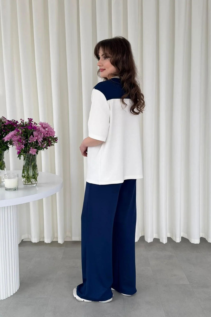 Shoulder Tie 2-Piece Suit