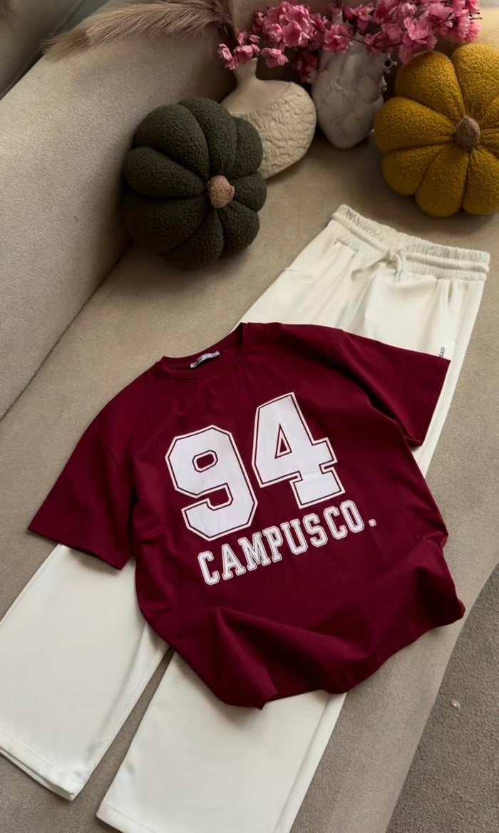Signature 94 Co-Ord Set Maroon