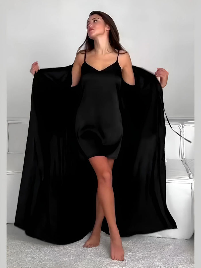 Silk Serenity 3pcs Set panty+Inner+Gown