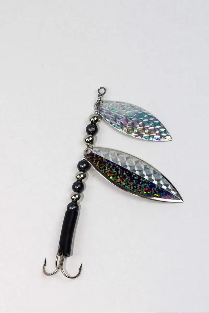 silver skalez assassin salmon trolling spinner