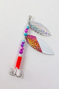 silver skalez cotton candy salmon trolling spinner
