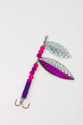 silver skalez cran grape salmon trolling spinner