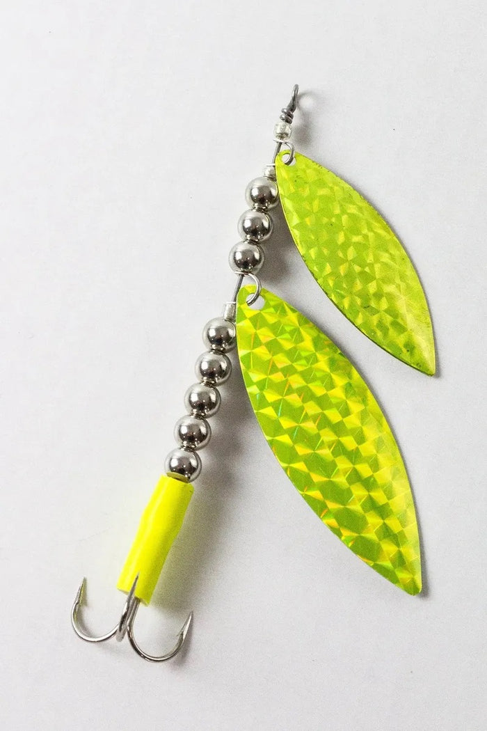 silver skalez reflection salmon trolling spinner