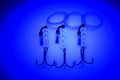 Single Treble Rig Leader - Clear Extreme UV - 3 Pack