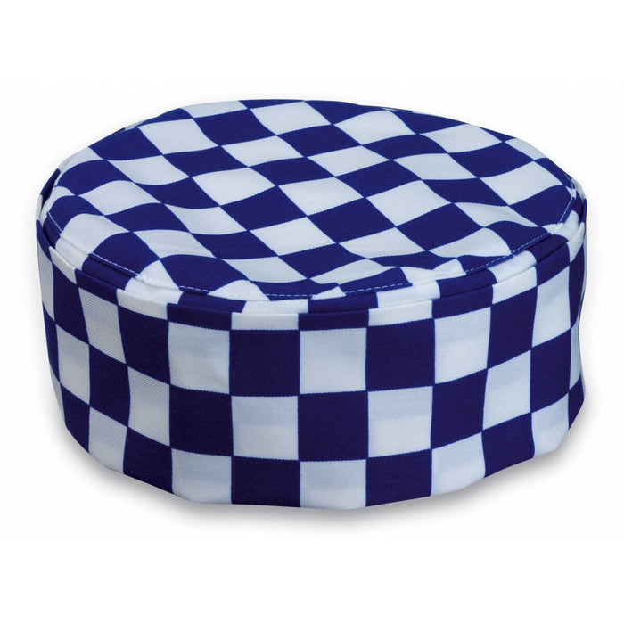 Skull Cap Poly/Cotton Big Check