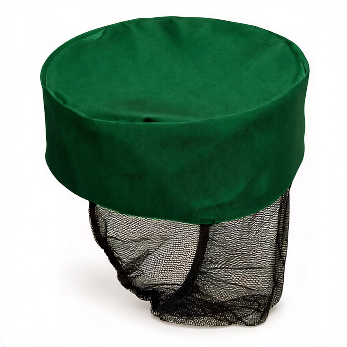 Skull Cap Poly/Cotton With Hair Net Snood