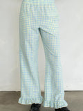 Sky/Butter Gingham Pants