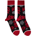 Slayer Unisex Ankle Socks: Logos and Pentegrams Rock Off