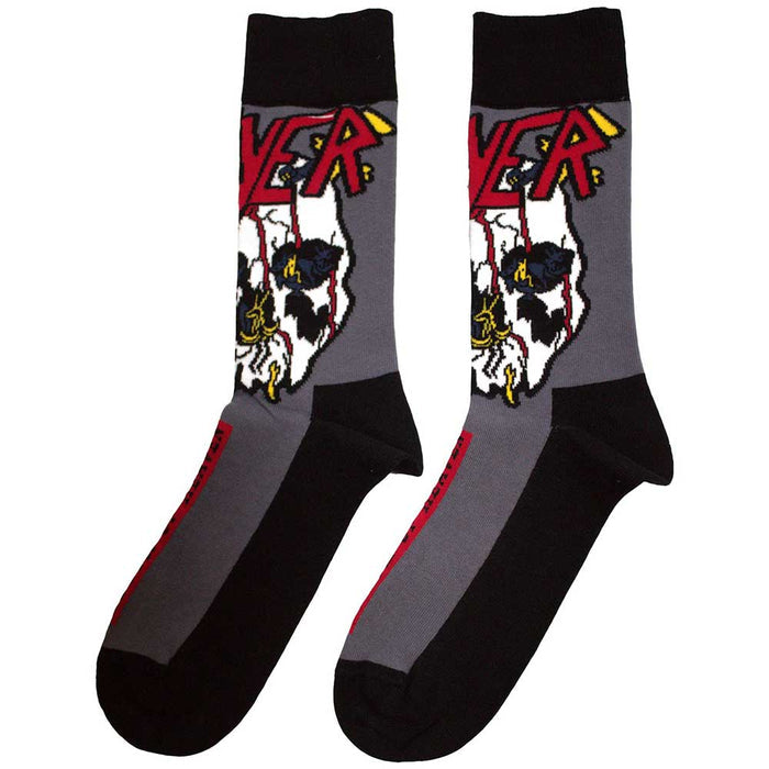Slayer Unisex Ankle Socks: South Of Heaven Colour Rock Off