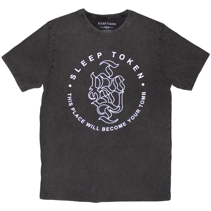 Sleep Token Unisex T-Shirt - Tomb Text Ring Rock Off