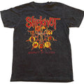 Slipknot Burn Out Unisex T-shirt - Liberate ( Back Print - Dip Dye) Rock Off