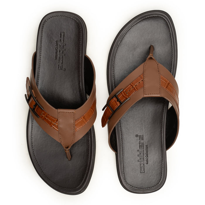 Slippers CUT BLK-BRN