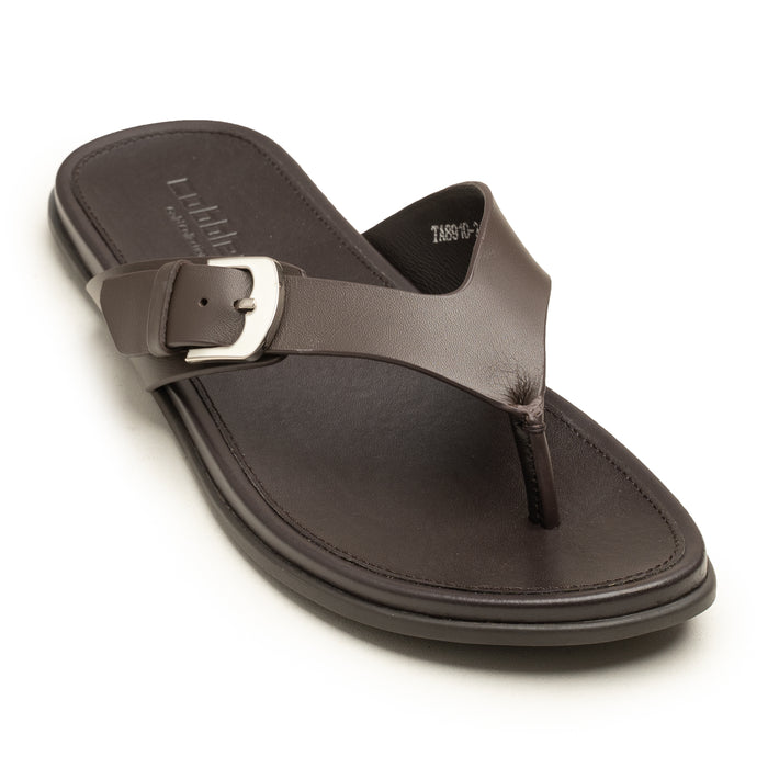 Slippers CUT BUCKLE BRN
