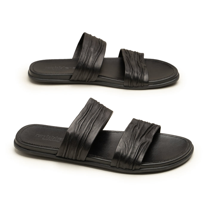 Slippers Double Strap BLK