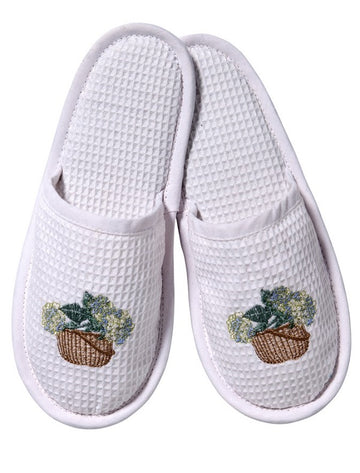 S / Hydrangea Basket (Cream/Blue)