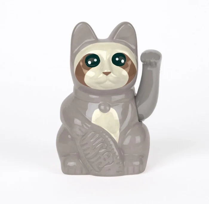 Sloth Maneki Neko Lucky Cat Ceramic DOIY