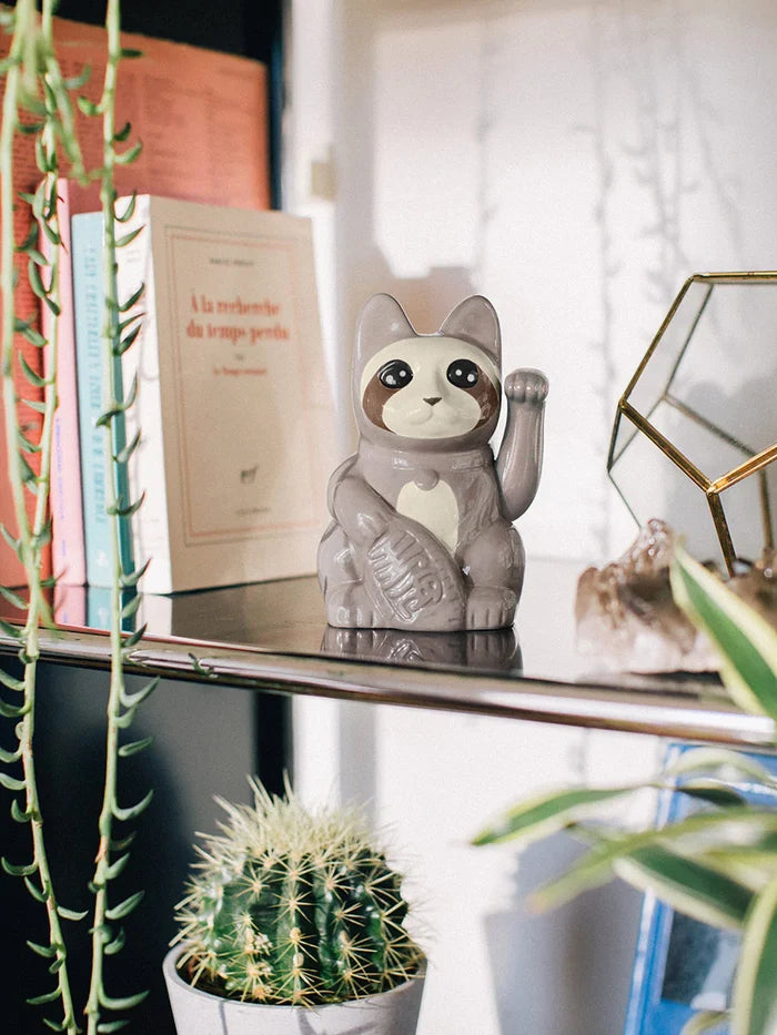Sloth Maneki Neko Lucky Cat Ceramic DOIY