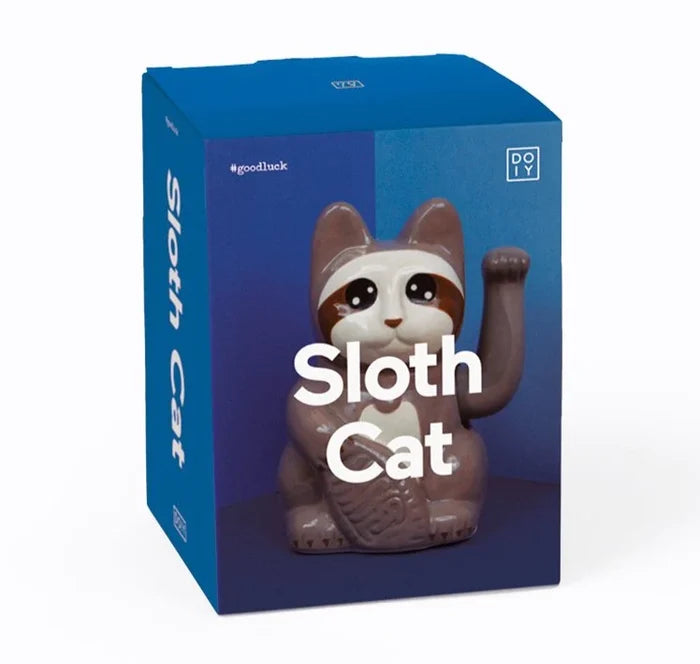 Sloth Maneki Neko Lucky Cat Ceramic DOIY
