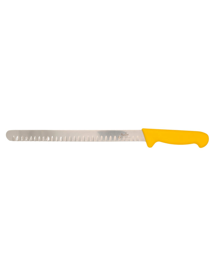 Smithfield 30Cm Scalloped Slicer Coloured Samprene Handle