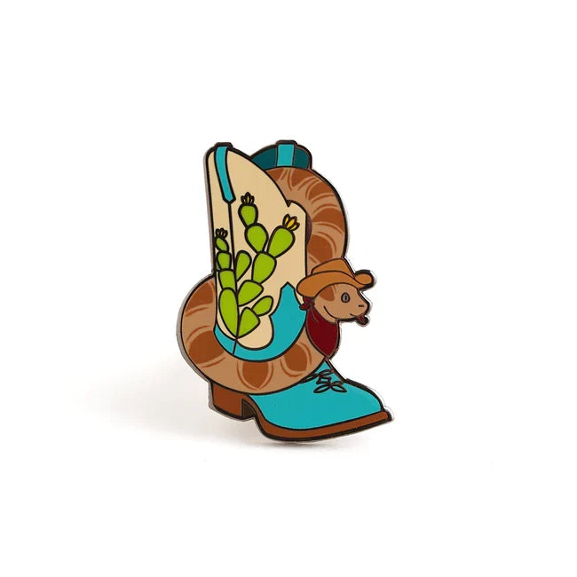 Snake in my Boot Pin