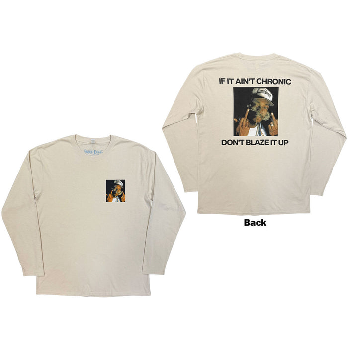 Snoop Dogg Unisex Long Sleeve T-Shirt: Middle Finger