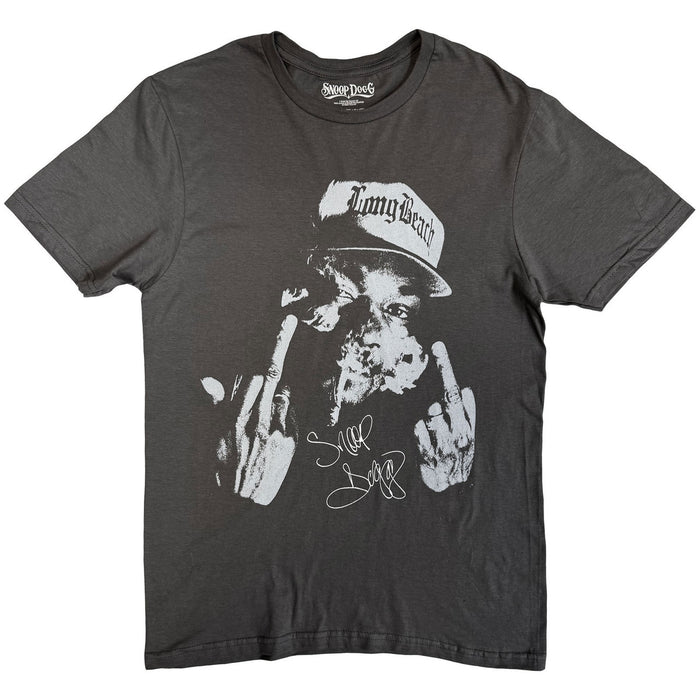 Grey Snoop Dogg unisex t-shirt featuring Blunt design motif