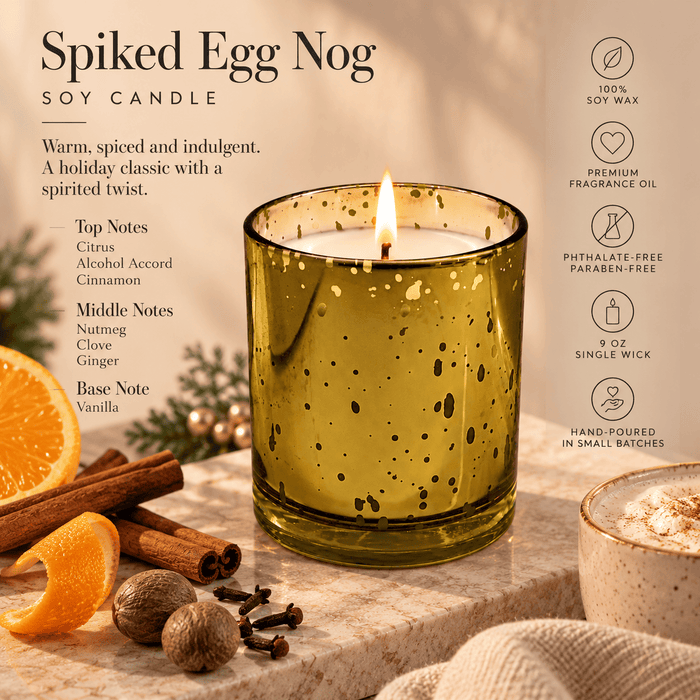 Spiked Egg Nog 9oz Candle