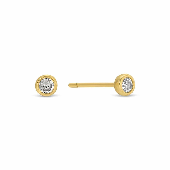 Splendid Iris - Heart Velvet Stud Gift Set: Silver