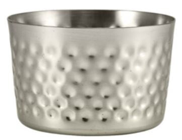 Stainless Steel Hammered Mini Serving Cup 22cl / 7.75oz (Box Of 12)