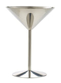 Stainless Steel Martini Glass 24cl / 8.5oz