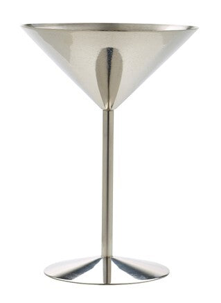 Stainless Steel Martini Glass 24cl / 8.5oz