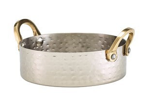 Stainless Steel Mini Hammered Casserole Dish 12 x 3.5cm 40cl / 14oz (Box Of 12)