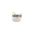Stainless Steel Mini Hammered Casserole Dish 7.5 x 4cm 14cl / 5oz (Box Of 12)