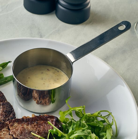 Stainless Steel Mini Saucepan 5 x 2.8cm 5cl / 1.75oz (Box Of 6)