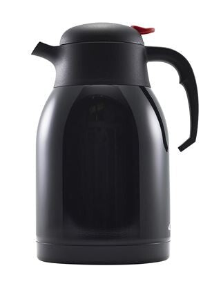 Stainless Steel Vacuum Push Button Jug 2Ltr Gloss Black