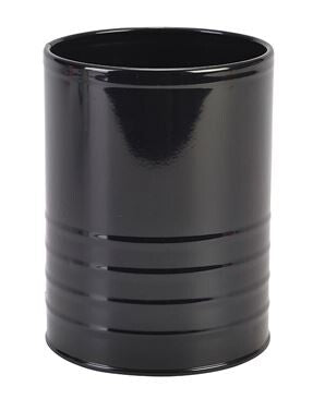 Steel Can Galvanised Steel Black 11 x 14.5cm (Box Of 12)