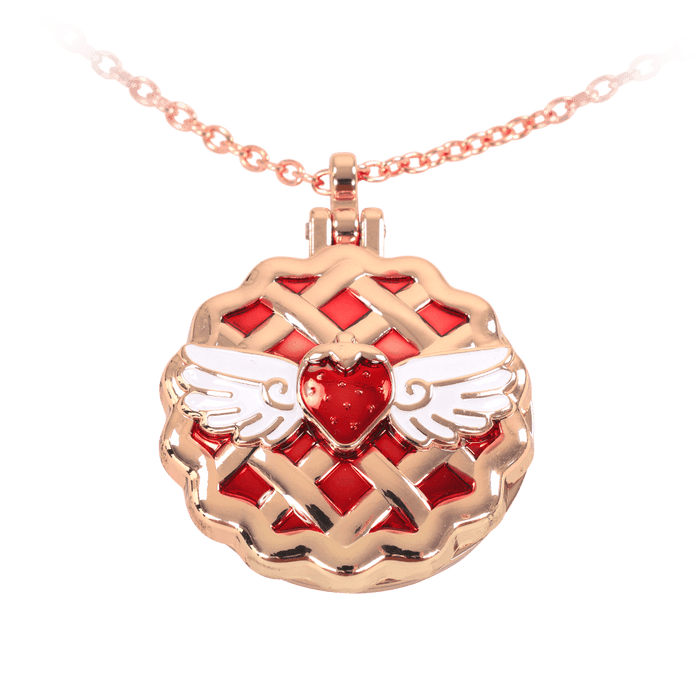 Strawberry Pie Mirror Locket