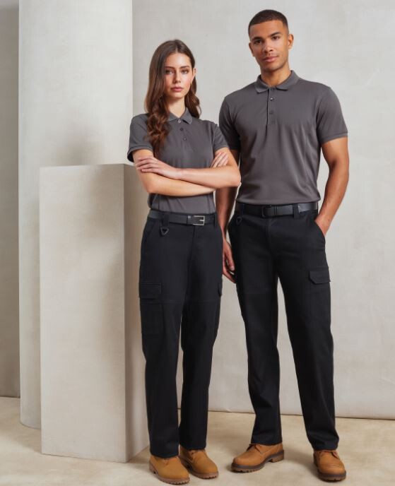 Stretchchecker Work Cargo Trousers