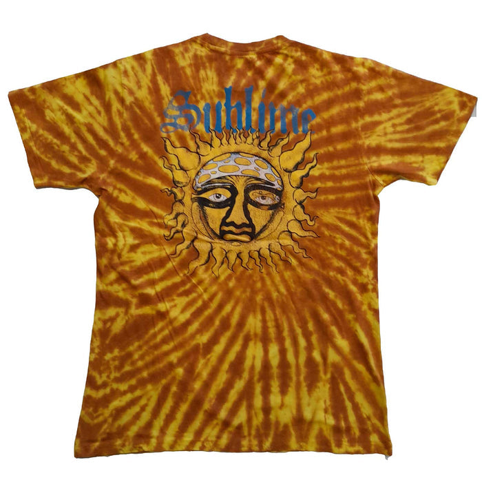 Sublime T-shirt - Sun Face, Back Printed Rock Off