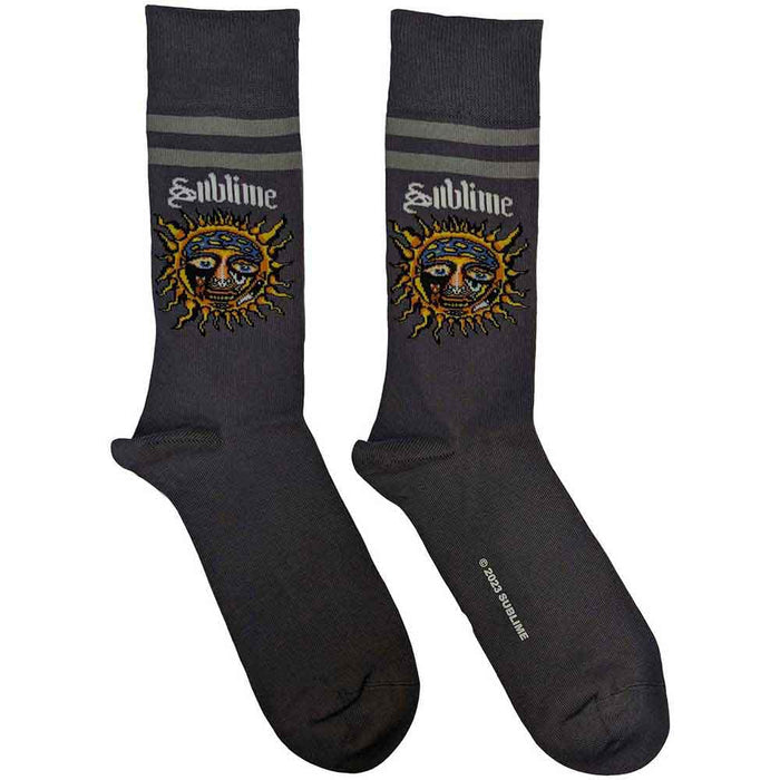 Sublime Unisex Ankle Socks : Yellow Sun Rock Off