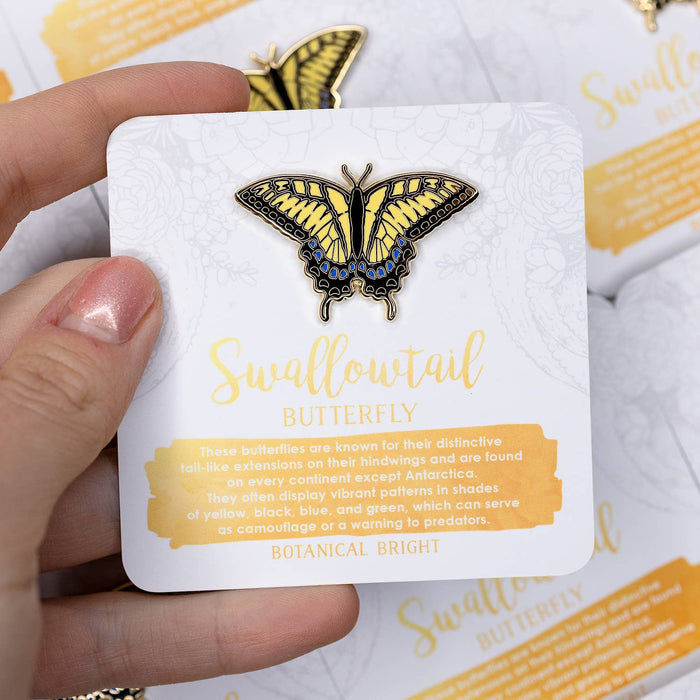 Swallowtail Butterfly Enamel Pin