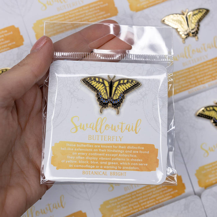 Swallowtail Butterfly Enamel Pin