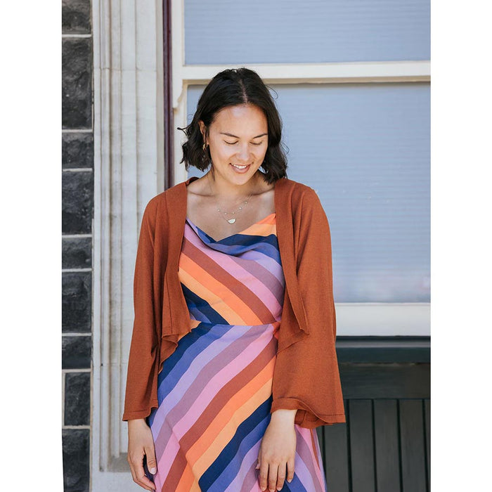 Hello Friday Tallulah Cardigan – Spice | Koop.co.nz