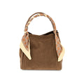 Tan Bandana Bucket Bag